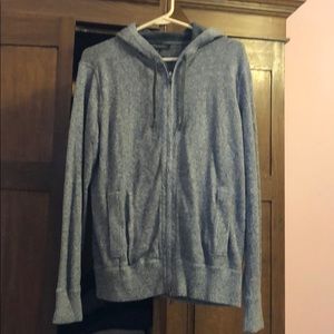 Banana Republic Heather Gray Men’s Zip-up Hoodie